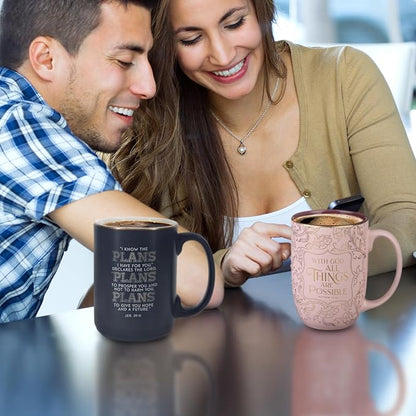 Christian Art Gifts Large Novelty Inspirational Ceramic Coffee & Tea Mug - Image 5