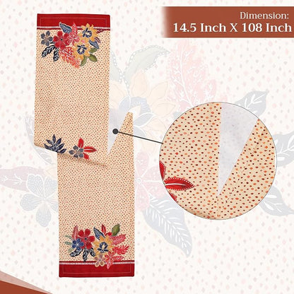 Maison d' Hermine Table Runner 100% Cotton 14.50" x 108" | Table Runners 108 - Image 4