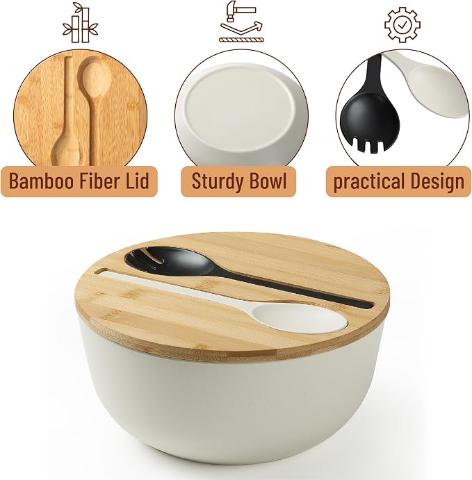 BAMBOO LAND- Large Salad Bowl - Image 3