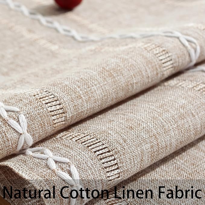 Rustic Boho Table Runner, Farmhouse Table Runners 108 Inches Long - Image 6