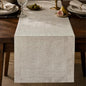 100% French Linen Table Runner 108", 210GSM Heavyweight Artisanry, Crease-Free by KINGSTONE