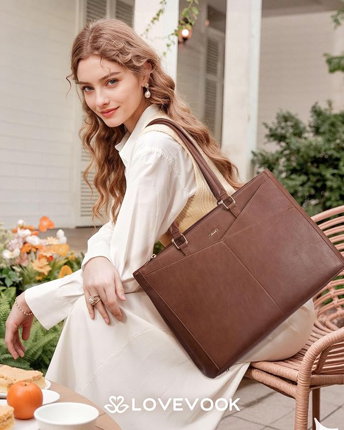 LOVEVOOK Lunch Tote Bag for Women, 3 in 1 Work Bag - Image 2