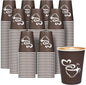 Clawsoff 400 Count 8 oz Paper Coffee Cups Disposable Hot Coffee Cups Brown | by BuyNow