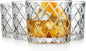 Glaver's Whiskey Glasses Set of 4. 10oz. Double Old Fashioned Glass for Cocktail Bourbon Rock Glasses,Bar Glass for Scotch Tequlia Rum. Diamond Cut. Gift for him