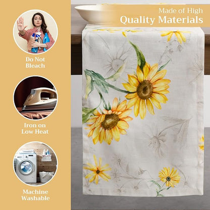 Maison d' Hermine Table Runner 100% Cotton 14.50" x 72" | Table Runners 72 - Image 3