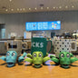 XYG® Turtle Coaster, Turtle Cup Holder with Funny Expression 3 PCs Cup Holder with Liftable Limbs, Expressive Face for Turtles Sea Tortoise Lover Gag Gifts Home Table Decor(3pc Blue Light Green Green)