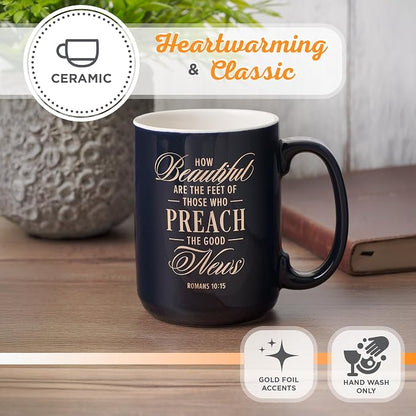 Christian Art Gifts Large Matted Ceramic Coffee & Tea Mug - Image 5