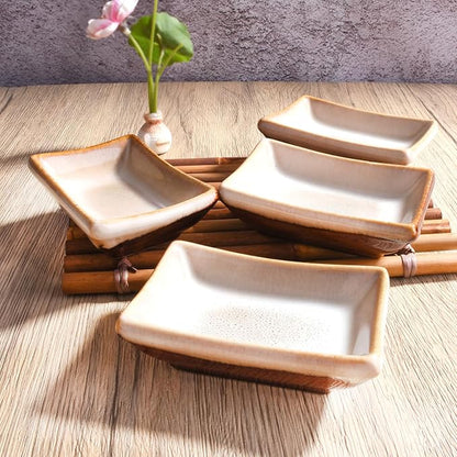Ceramic Soy Sauce Dish Set of 4 - Image 5