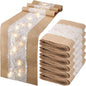 Xinnun 6 Pack Burlap Table Runner by Xinnun