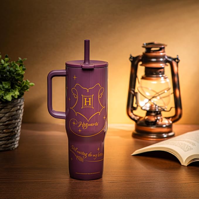 Zak Designs Harry Potter 30oz Spill-Proof Insulated Stainless Steel Tumbler | - Image 3