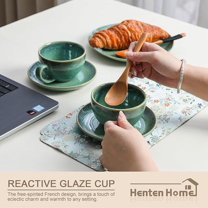 Henten Home Ceramic Latte Cups - Image 5