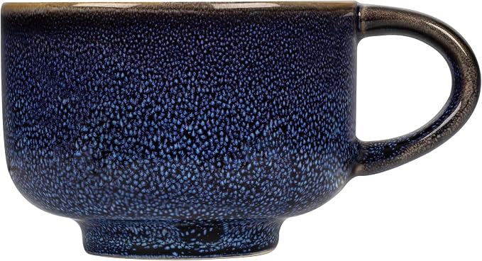 NOVA CERAMICS Navy Blue Extra Large Coffee Mug - 16 oz Ceramic Mug - Abyss | by NovaCeramics