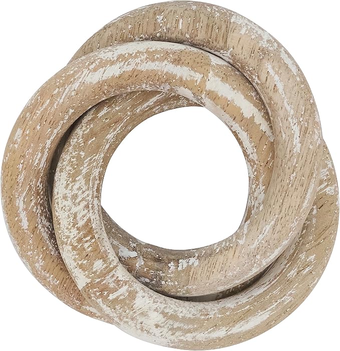 Saro Lifestyle Wooden Interlock Napkin Rings by SaroLifestyle