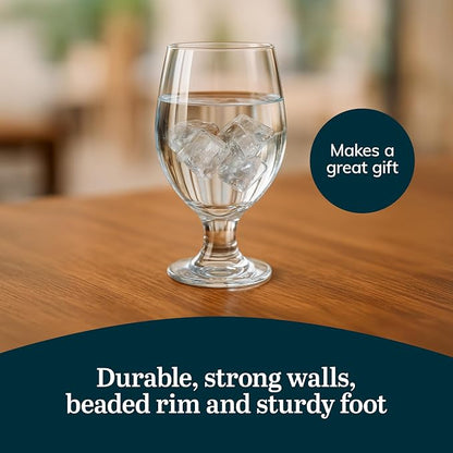 Libbey 14 Oz Perception Banquet Goblet Glasses, Elegant Iced Tea Stemware - Image 5