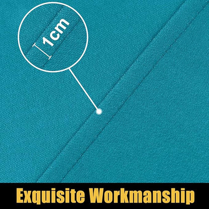 Smiry Rectangle Picnic Table Cloth, Waterproof Elastic Fitted Tablecloths for 5 Foot Tables, Washable Polyester Table Cover for Camping, Indoor and Outdoor (Teal 30"x60")