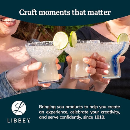 Libbey Stemless Margarita Glasses Set of 6, 10.25 ounces Classic Lightweight - Image 6