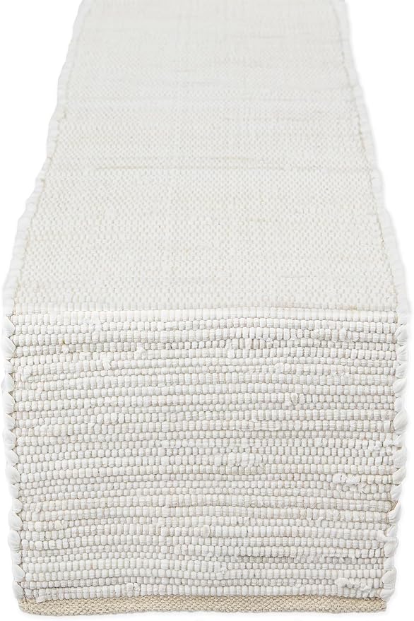 DII Handmade Chindi Tabletop, Reversible and Machine Washable, Table Runner by DII