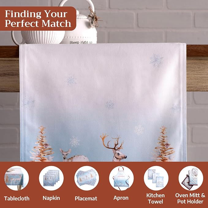 Maison d' Hermine Table Runner 100% Cotton 14.50" x 72" | Table Runners 72 - Image 4