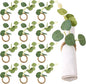 APTWOW Spring Napkin Rings Set of 12, Boho Eucalyptus Leaf Napkins Rings by APTWOW