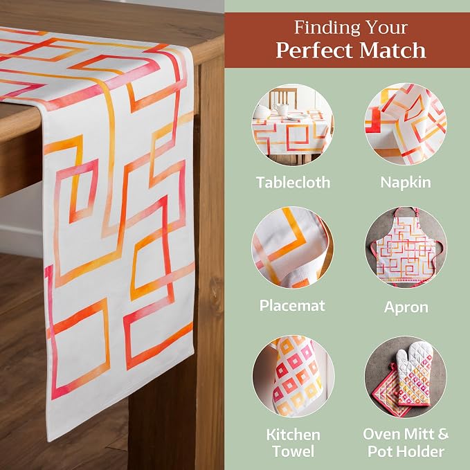 Maison d' Hermine Table Runner 100% Cotton 14.50" x 108" | Table Runners 108 - Image 5
