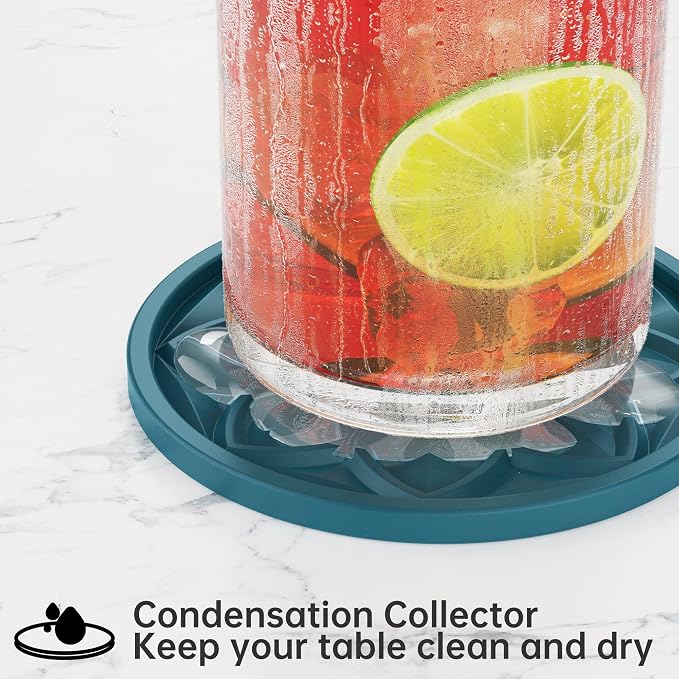 HFHOME Silicone Coasters Set, Bar Tabletop Protection - Image 5