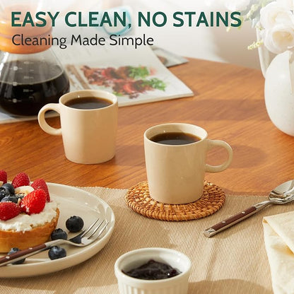 Sweese 4-Pack Porcelain Espresso Cups, 3.5 Fluid Ounces nan nan - Image 5