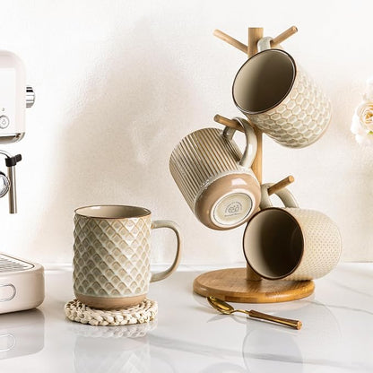 GBhome Coffee Mugs Set of 6, 16 oz Coffee Cups - Image 7