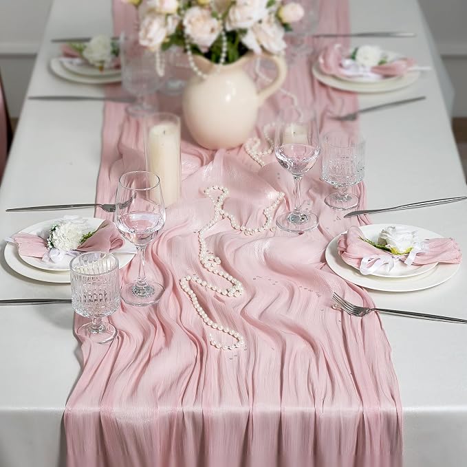 Leetaltree Dazzle Table Runner-Luxury Scarf Table Runner 120 Inch 10FT by Leetaltree-ArtatEveryTable