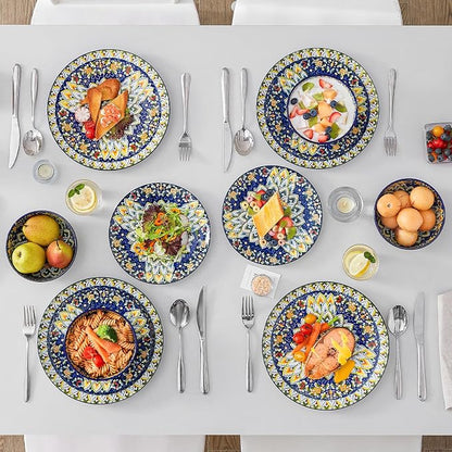 vancasso 12 Pieces Dinnerware Sets, Porcelain Dishes Set - Image 6