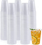 Lilymicky 500 Pack 5 oz Clear Plastic Cups, Small Disposable Drinking Cups, Clear Beverage Tumbler for Tasting, Drinking and Party