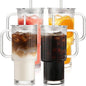 Iced Coffee Cups with Lids: Coffee Bar Accessories by DWTSDANWEITESI
