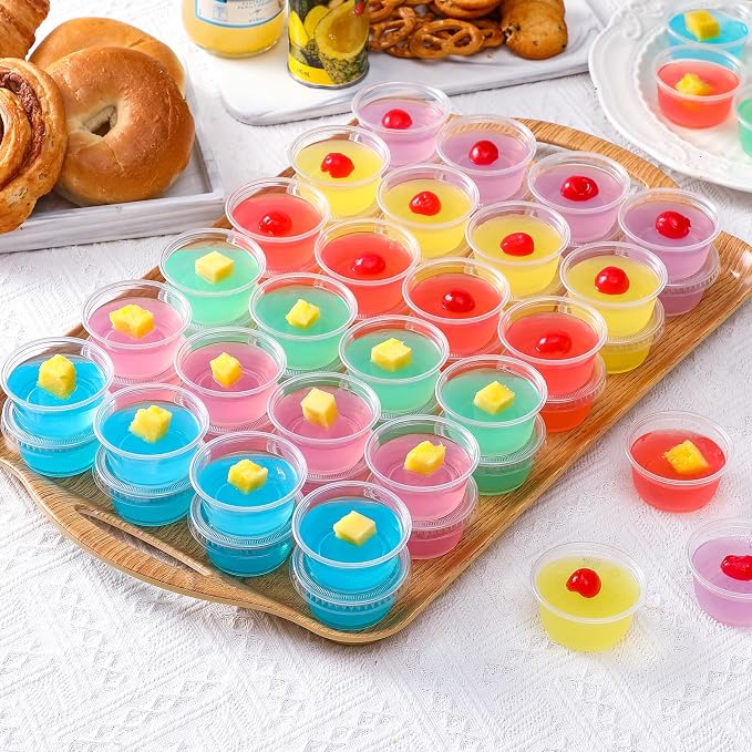 AOZITA 400 Set 2 oz Jello Shot Cups - Image 6