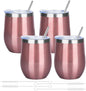 12oz/4 Pack Wine Tumbler Glasses by YEBTSLife