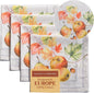 Maison d' Hermine Cloth Napkins Set of 4 100% Cotton for Thanksgiving Christmas Decorations Everyday Reusable Square Fall Napkins Cloth Washable Dinner Party (Fruit D'Hiver, 20"x20")