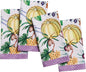 Maison d' Hermine Cloth Napkins Set of 4 100% Cotton Everyday Reusable Square Napkins Cloth Washable Dinner Party Wedding Restaurant Valentines Day Decorations Spring/Summer (Cavaillon, 18" x 18")