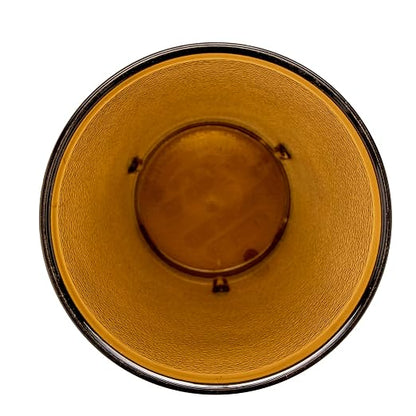 G.E.T. 6620-1-A-EC Heavy-Duty Plastic Restaurant Tumblers, 20 Ounce, Amber | - Image 3