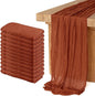12 Pack Cheesecloth Table Runner, Runner Gauze Boho Wedding Decor Romantic by Home