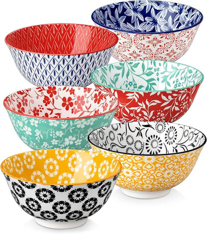 vancasso SELENE 24 oz Cereal Bowls Set of 6, Porcelain Soup Bowls | by vancasso