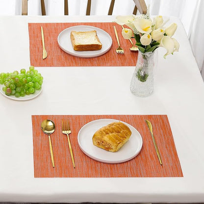 Leetaltree Orange Placemats Set of 4 - Image 7
