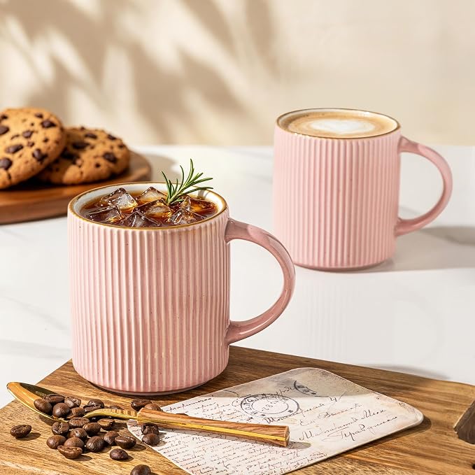 GBhome Ceramic Coffee Mugs Set of 6, 12oz Coffee Cups - Image 3