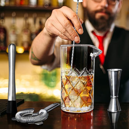 Cocktail Mixing Glass Set, Bar Mixing Set - Image 5
