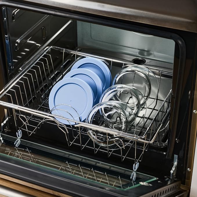 6-Piece Glass Food Storage Containers Set | 2-Cup, Leakproof | Microwave - Image 4