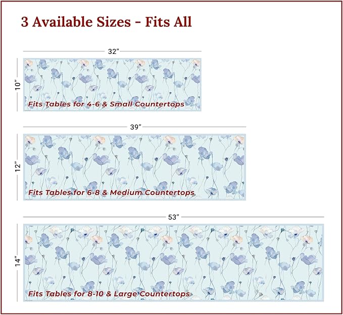 Heat Resistant Table Runner, 32 x 10 Inch - Image 4