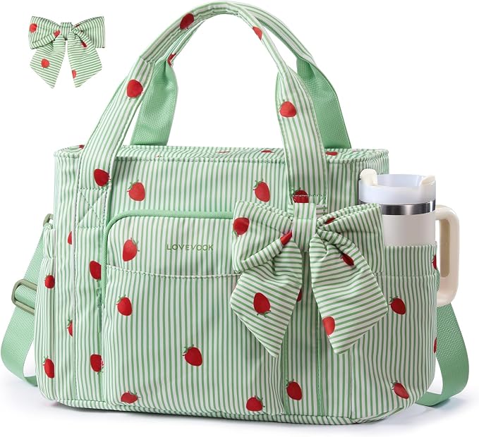 LOVEVOOK Insulated Lunch Box for Women, Adult Lunch Cooler Tote Bag by LOVEVOOK