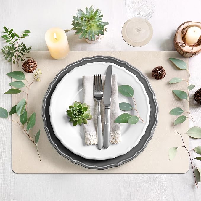 comfoyar Faux Leather Placemats - Image 2
