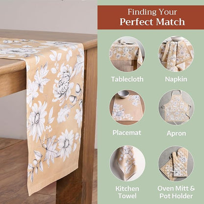 Maison d' Hermine Table Runner 100% Cotton 14.50" x 108" | Table Runners 108 - Image 5