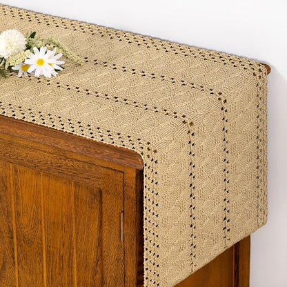 Boho Table Runner Summer Farmhouse Rustic Dining Dresser Scarf Home Decor | by Socomi