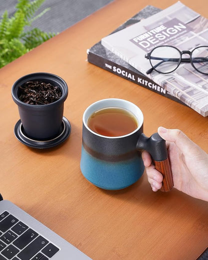 ZENS Tea Cup with Infuser and Lid - Image 2