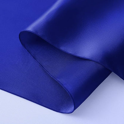 Horbaunal 2 Pack Royal Blue Satin Table Runner 12 x 108 Inch | Smooth Table - Image 7