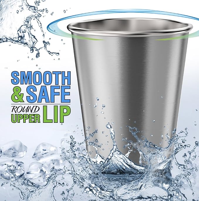CHILLOUT LIFE Stainless Steel Kids Cups 8 oz - Image 3